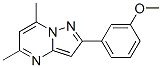 Pyrazolo[1,5-a]pyrimidine, 2-(3-methoxyphenyl)-5,7-dimethyl- (9CI) CAS#: 606116-35-2