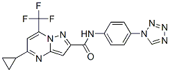 Pyrazolo[1,5-a]pyrimidine-2-carboxamide, 5-cyclopropyl-N-[4-(1H-tetrazol-1-yl)phenyl]-7-(trifluoromethyl)- (9CI) CAS#: 606096-64-4