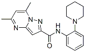 Pyrazolo[1,5-a]pyrimidine-2-carboxamide, 5,7-dimethyl-N-[2-(1-piperidinyl)phenyl]- (9CI) CAS#: 606117-73-1