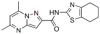 Pyrazolo[1,5-a]pyrimidine-2-carboxamide, 5,7-dimethyl-N-(4,5,6,7-tetrahydro-2-benzothiazolyl)- (9CI) CAS#: 606117-75-3