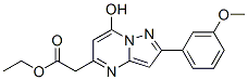 Pyrazolo[1,5-a]pyrimidine-5-acetic acid, 7-hydroxy-2-(3-methoxyphenyl)-, ethyl ester (9CI) CAS#: 606116-30-7