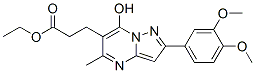 Pyrazolo[1,5-a]pyrimidine-6-propanoic acid, 2-(3,4-dimethoxyphenyl)-7-hydroxy-5-methyl-, ethyl ester (9CI) CAS#: 606114-58-3