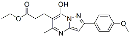 Pyrazolo[1,5-a]pyrimidine-6-propanoic acid, 7-hydroxy-2-(4-methoxyphenyl)-5-methyl-, ethyl ester (9CI) CAS#: 606116-36-3