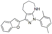 Pyrazolo[3,4-b]azepine, 3-(2-benzofuranyl)-1-(2,5-dimethylphenyl)-1,4,5,6,7,8-hexahydro- (9CI) CAS#: 574702-55-9