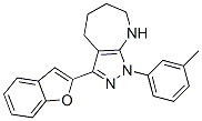 Pyrazolo[3,4-b]azepine, 3-(2-benzofuranyl)-1,4,5,6,7,8-hexahydro-1-(3-methylphenyl)- (9CI) CAS#: 574701-15-8