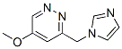 Pyridazine, 3-(1H-imidazol-1-ylmethyl)-5-methoxy- (9CI) CAS#: 627525-65-9
