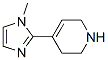 Pyridine, 1,2,3,6-tetrahydro-4-(1-methyl-1H-imidazol-2-yl)- (9CI) CAS#: 630120-23-9