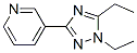Pyridine, 3-(1,5-diethyl-1H-1,2,4-triazol-3-yl)- (9CI) CAS#: 622403-82-1