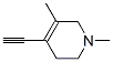 Pyridine, 4-ethynyl-1,2,3,6-tetrahydro-1,5-dimethyl- (9CI) CAS#: 66284-73-9