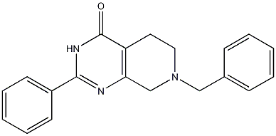Pyrido[3,4-d]pyrimidin-4(3H)-one, 5,6,7,8-tetrahydro-2-phenyl-7-(phenylmethyl)- CAS#: 62259-93-2