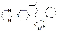 Pyrimidine, 2-[4-[1-(1-cyclohexyl-1H-tetrazol-5-yl)-3-methylbutyl]-1-piperazinyl]- (9CI) CAS#: 606114-27-6