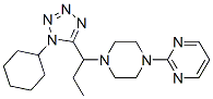 Pyrimidine, 2-[4-[1-(1-cyclohexyl-1H-tetrazol-5-yl)propyl]-1-piperazinyl]- (9CI) CAS#: 606114-25-4