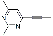 Pyrimidine, 2,4-dimethyl-6-(1-propynyl)- (9CI) CAS#: 66298-38-2