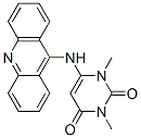Pyrimidine-2,4(1H,3H)-dione, 1,3-dimethyl-6-(9-acridinylamino)- CAS#: 186318-57-0