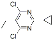 Pyrimidine, 4,6-dichloro-2-cyclopropyl-5-ethyl- (9CI) CAS#: 617716-32-2