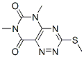Pyrimido[4,5-e]-1,2,4-triazine-6,8(5H,7H)-dione, 5,7-dimethyl-3-(methy lthio)- CAS#: 7271-94-5