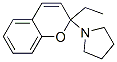 Pyrrolidine, 1-(2-ethyl-2H-1-benzopyran-2-yl)- (9CI) CAS#: 693251-76-2