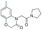 Pyrrolidine, 1-[(2,3-dihydro-6-methyl-3-oxo-4H-1,4-benzoxazin-4-yl)acetyl]- (9CI) CAS#: 606119-43-1
