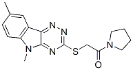 Pyrrolidine, 1-[[(5,8-dimethyl-5H-1,2,4-triazino[5,6-b]indol-3-yl)thio]acetyl]- (9CI) CAS#: 603946-42-5