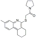 Pyrrolidine, 1-[[(7,8,9,10-tetrahydro-3-methyl-6-phenanthridinyl)thio]acetyl]- (9CI) CAS#: 606108-63-8