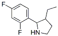 Pyrrolidine, 2-(2,4-difluorophenyl)-3-ethyl- (9CI) CAS#: 525537-88-6