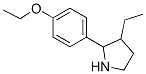 Pyrrolidine, 2-(4-ethoxyphenyl)-3-ethyl- (9CI) CAS#: 524918-27-2