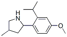 Pyrrolidine, 2-[4-methoxy-2-(1-methylethyl)phenyl]-4-methyl- (9CI) CAS#: 603069-08-5