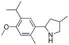 Pyrrolidine, 2-[4-methoxy-2-methyl-5-(1-methylethyl)phenyl]-4-methyl- (9CI) CAS#: 603068-69-5