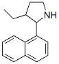 Pyrrolidine, 3-ethyl-2-(1-naphthalenyl)- (9CI) CAS#: 525537-17-1