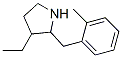 Pyrrolidine, 3-ethyl-2-[(2-methylphenyl)methyl]- (9CI) CAS#: 524918-26-1