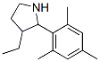 Pyrrolidine, 3-ethyl-2-(2,4,6-trimethylphenyl)- (9CI) CAS#: 525537-27-3