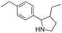 Pyrrolidine, 3-ethyl-2-(4-ethylphenyl)- (9CI) CAS#: 525537-54-6