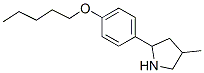 Pyrrolidine, 4-methyl-2-[4-(pentyloxy)phenyl]- (9CI) CAS#: 603089-64-1