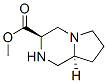 Pyrrolo[1,2-a]pyrazine-3-carboxylic acid, octahydro-, methyl ester, (3R-trans)- (9CI) CAS#: 181795-67-5