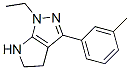 Pyrrolo[2,3-c]pyrazole, 1-ethyl-1,4,5,6-tetrahydro-3-(3-methylphenyl)- (9CI) CAS#: 641586-42-7