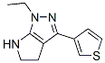 Pyrrolo[2,3-c]pyrazole, 1-ethyl-1,4,5,6-tetrahydro-3-(3-thienyl)- (9CI) CAS#: 641592-97-4