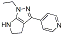 Pyrrolo[2,3-c]pyrazole, 1-ethyl-1,4,5,6-tetrahydro-3-(4-pyridinyl)- (9CI) CAS#: 641584-75-0