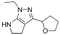 Pyrrolo[2,3-c]pyrazole, 1-ethyl-1,4,5,6-tetrahydro-3-(tetrahydro-2-furanyl)- (9CI) CAS#: 641587-64-6