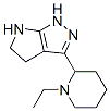 Pyrrolo[2,3-c]pyrazole, 3-(1-ethyl-2-piperidinyl)-1,4,5,6-tetrahydro- (9CI) CAS#: 641991-62-0