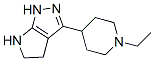 Pyrrolo[2,3-c]pyrazole, 3-(1-ethyl-4-piperidinyl)-1,4,5,6-tetrahydro- (9CI) CAS#: 641991-57-3