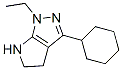 Pyrrolo[2,3-c]pyrazole, 3-cyclohexyl-1-ethyl-1,4,5,6-tetrahydro- (9CI) CAS#: 641585-04-8