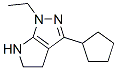 Pyrrolo[2,3-c]pyrazole, 3-cyclopentyl-1-ethyl-1,4,5,6-tetrahydro- (9CI) CAS#: 641586-69-8