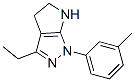 Pyrrolo[2,3-c]pyrazole, 3-ethyl-1,4,5,6-tetrahydro-1-(3-methylphenyl)- (9CI) CAS#: 638131-68-7