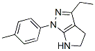 Pyrrolo[2,3-c]pyrazole, 3-ethyl-1,4,5,6-tetrahydro-1-(4-methylphenyl)- (9CI) CAS#: 635285-88-0