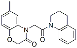 Quinoline, 1-[(2,3-dihydro-6-methyl-3-oxo-4H-1,4-benzoxazin-4-yl)acetyl]-1,2,3,4-tetrahydro- (9CI) CAS#: 606119-49-7