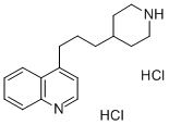 Quinoline, 4-(3-(4-piperidinyl)propyl)-, dihydrochloride CAS#: 65843-82-5