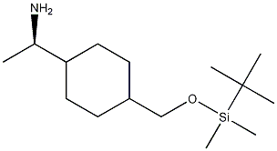 (R)-1-[4-(tert-Butyldimethylsilyloxymethyl)cyclohexyl]ethan-1-amine CAS#: 672314-51-1