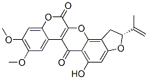(R)-1,2-Dihydro-5-hydroxy-8,9-dimethoxy-2-(1-methylvinyl)[1]benzopyrano[3,4-b]furo[2,3-h][1]benzopyran-6,12-dione CAS#: 65160-16-9
