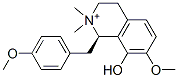 (R)-1,2,3,4-Tetrahydro-8-hydroxy-7-methoxy-1-[(4-methoxyphenyl)methyl]-2,2-dimethylisoquinolin-2-ium CAS#: 7354-32-7
