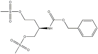 (R)-2-(Benzyloxycarbonylamino)-1,4-dimethanesulfonyloxybutane CAS#: 655785-24-3